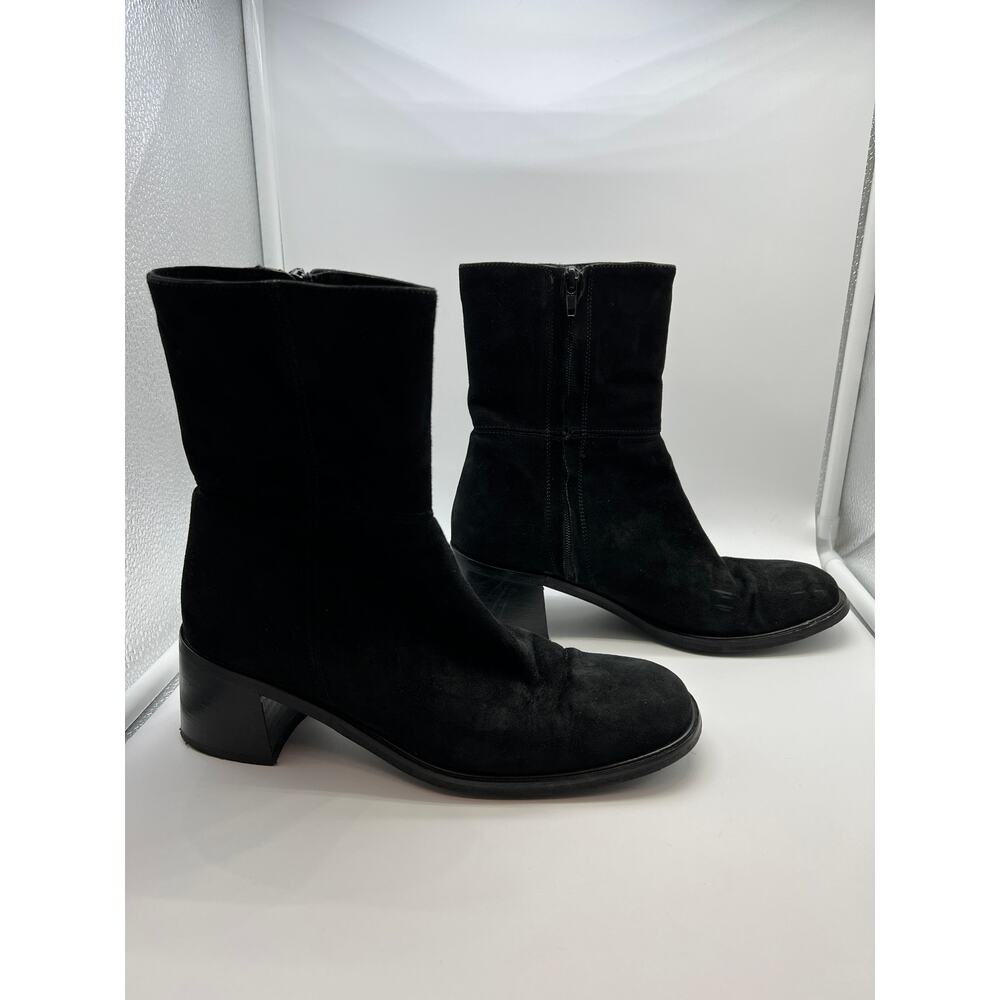 Coach Black Suede Booties size 7